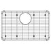 BLANCO 237527 Stainless Steel Bottom Grid for Ikon 27" Sinks