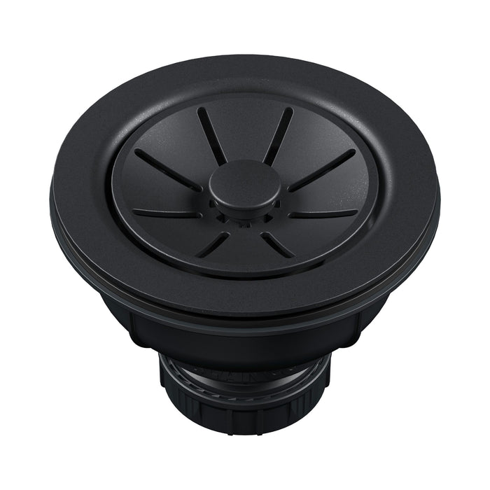 BLANCO Essential Silgranit Color-Matched 3.5" Basket Strainer with Turn-to-Close Design - Anthracite