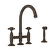 ROHL A1461WS San Julio® Bridge Kitchen Faucet With Side Spray