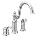 Moen S711 Waterhill Collection High-Arc Kitchen Faucet in Chrome