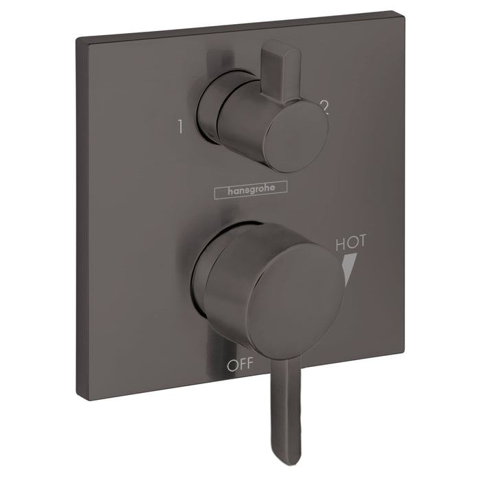 hansgrohe Ecostat Pressure Balance Trim Square with Diverter