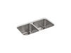 Sterling 11444 McAllister 32" Undermount Double-bowl Kitchen Sink, Stainless Steel