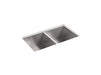 Sterling 20024 Ludington 32" Undermount Double-bowl Kitchen Sink, Stainless Steel