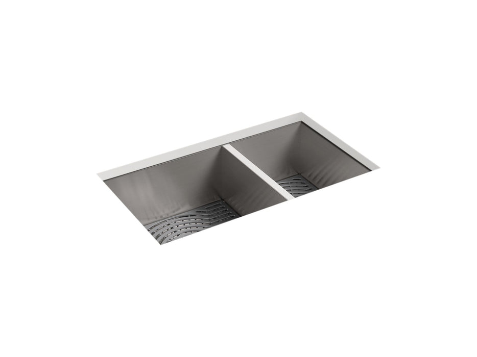 Sterling 20025-PC Ludington 32" Undermount Double-bowl Kitchen Sink, Stainless Steel