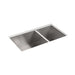 Sterling 20025 Ludington 32" Undermount Double-bowl Kitchen Sink, Stainless Steel