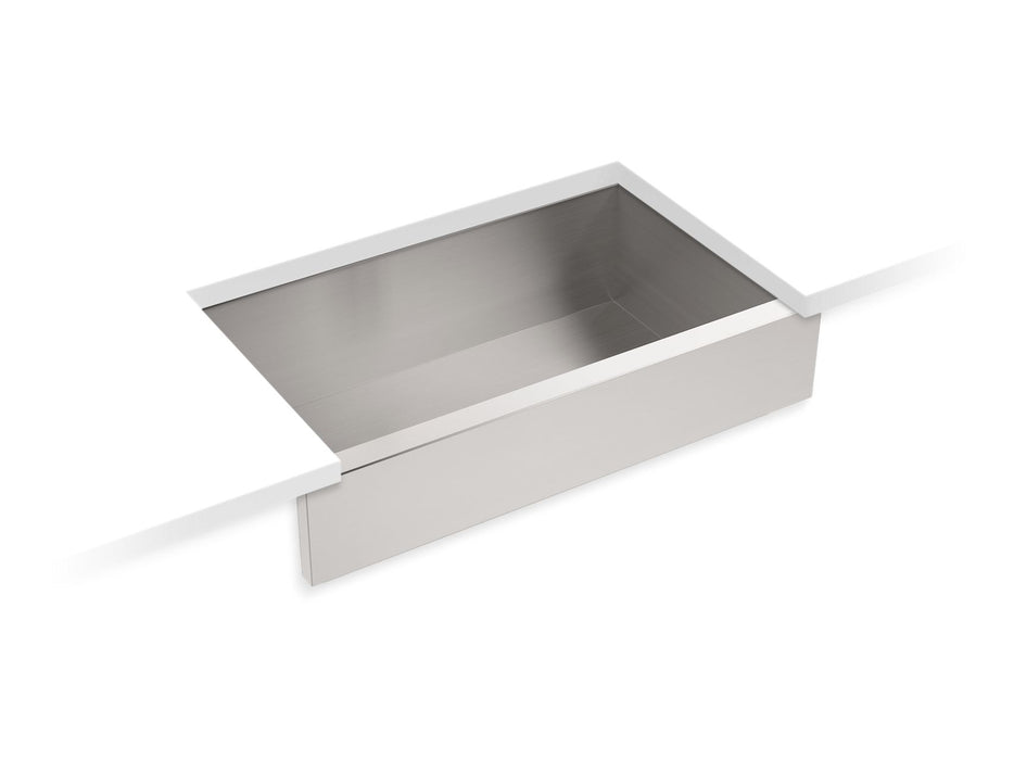 Sterling 20243 Ludington 34" Undermount Single-bowl Farmhouse Kitchen Sink, Stainless Steel