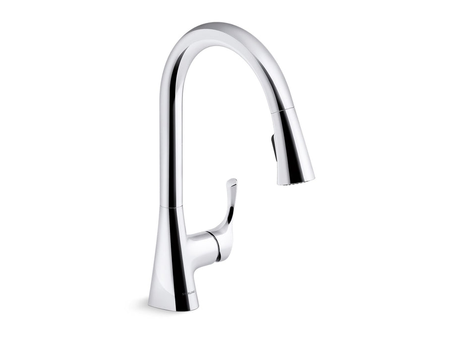 Sterling 24276 Valton Pull-down Single-handle Kitchen Faucet, Polished Chrome