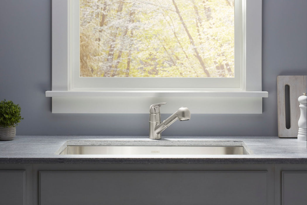 Sterling 24277 Valton Pull-out Single-handle Kitchen Faucet, Vibrant Stainless