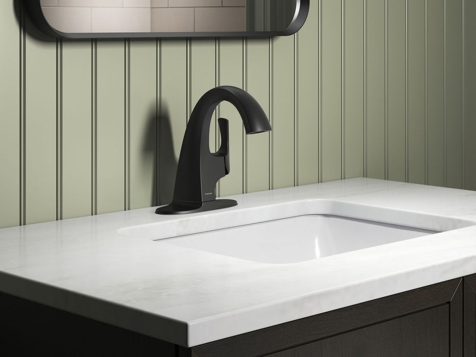 Sterling 27371-4 Medley Single-handle Bathroom Sink Faucet, 1.2 GPM, Matte Black