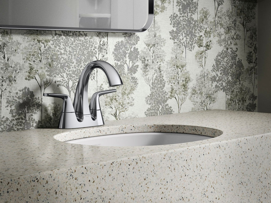 Sterling 27376-4 Medley Centerset Bathroom Sink Faucet, 1.2 GPM, Polished Chrome