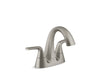 Sterling 27376-4 Medley Centerset Bathroom Sink Faucet, 1.2 GPM, Vibrant Brushed Nickel