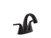Sterling 27376-4N Medley Centerset Bathroom Sink Faucet, 0.5 GPM, Matte Black