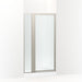 Sterling 33608-3G05 Attend 69" H Pivot Shower Door with 1/8"-thick Glass, Nickel Frame Finish with Smooth/Clear Glass Texture