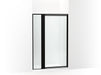 Sterling 33611-3G05 Attend 69" H Pivot Shower Door with 1/8"-thick Glass, Matte Black