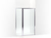 Sterling 33612-3G05 Attend 69" H Pivot Shower Door with 1/8"-thick Glass, Bright Silver