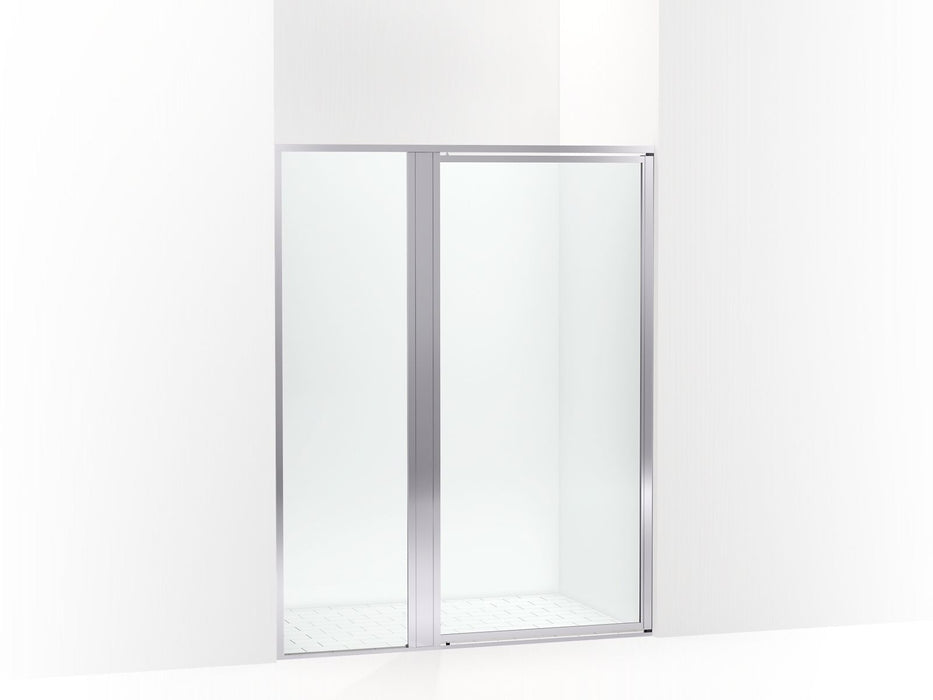 Sterling 33614-3G05 Attend 69" H Pivot Shower Door with 1/8"-thick Glass, Bright Silver