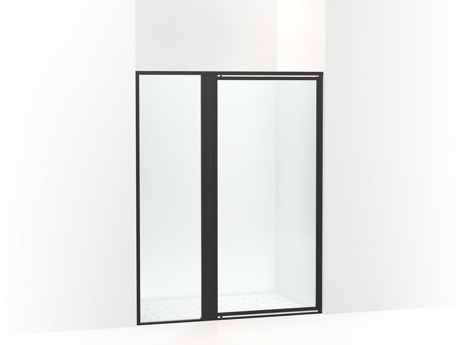 Sterling 33614-3G05 Attend 69" H Pivot Shower Door with 1/8"-thick Glass, Matte Black