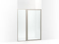 Nickel Frame Finish with Smooth/Clear Glass Texture