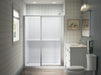 Sterling 33618-3G05 Attend 72" H Pivot Shower Door with 1/8"-thick Glass, Bright Silver
