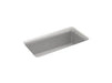 Sterling 34287 Gunnison 33-1/2" Undermount Single-bowl Kitchen Sink, Matte Grey