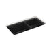 Sterling 34297 Gunnison 33-1/2" Undermount Double-bowl Kitchen Sink, Matte Black