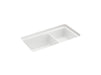 Sterling 34297 Gunnison 33-1/2" Undermount Double-bowl Kitchen Sink, Matte White