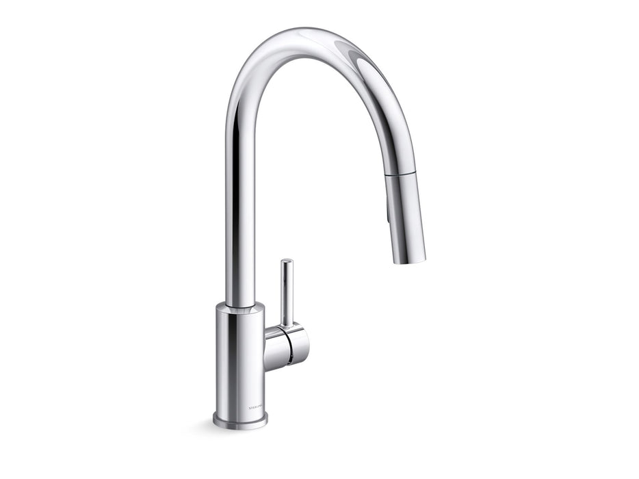 Sterling 34462 Traverse Pull-down Kitchen Sink Faucet with Two-function Sprayhead, Polished Chrome
