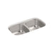 Sterling 36598 Valton 32-1/4" Undermount Double-bowl Kitchen Sink, Stainless Steel