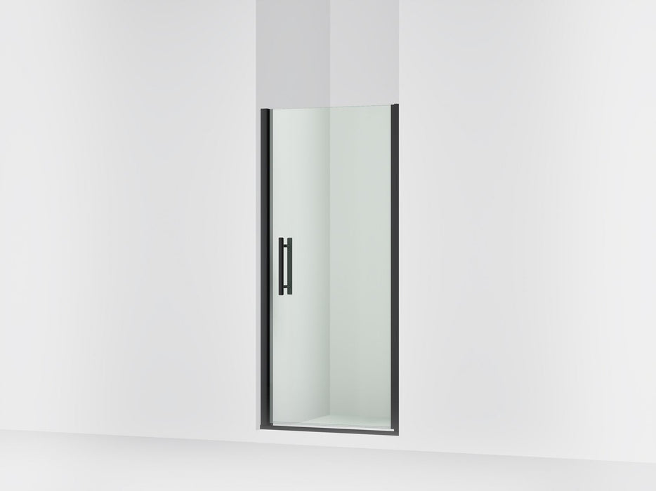 Sterling 39345-8L Finesse Peak 67" H Pivot Shower Door with 5/16"-thick Glass, Matte Black