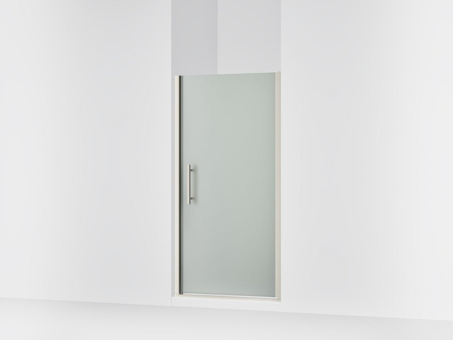 Sterling 39346-8D3 Finesse Peak 67" H Pivot Shower Door with 5/16"-thick Glass, Anodized Brushed Nickel