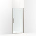 Sterling 39346-8L Finesse Peak 67" H Pivot Shower Door with 5/16"-thick Glass, Anodized Brushed Nickel