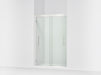 Sterling 39348-8L Finesse Peak 69-5/8" H Sliding Shower Door with 5/16"-thick Glass, Bright Polished Silver