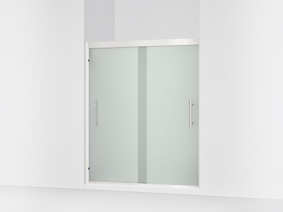 Sterling 39349-8D3 Finesse Peak 69-5/8" H Sliding Shower Door with 5/16"-thick Glass, Bright Polished Silver