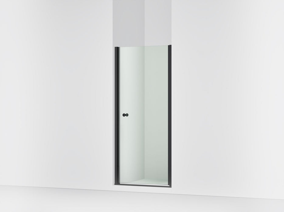 Sterling 39353-6L Finesse 67" H Pivot Shower Door with 1/4"-thick Glass, Matte Black