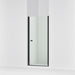 Sterling 39354-6L Finesse 67" H Pivot Shower Door with 1/4"-thick Glass, Matte Black