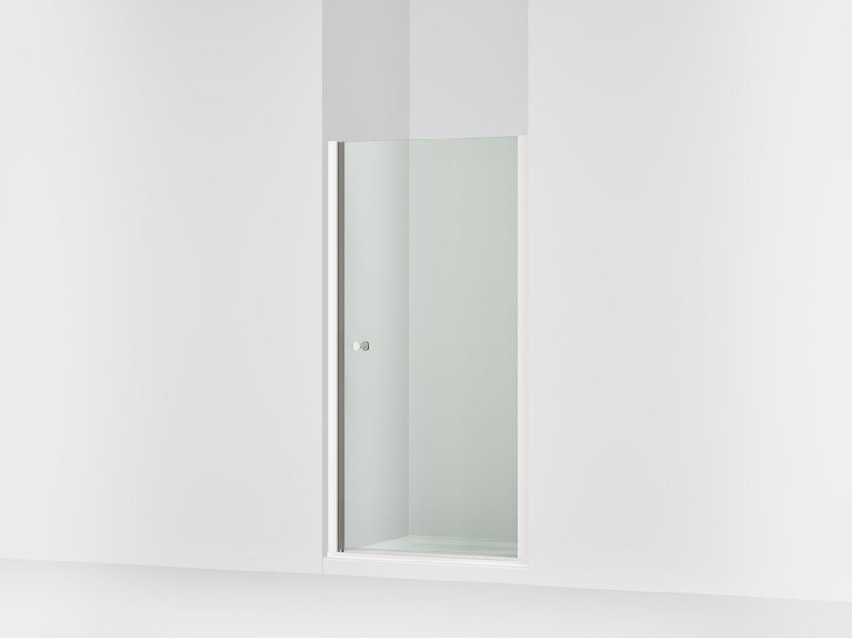 Sterling 39355-6L Finesse 67" H Pivot Shower Door with 1/4"-thick Glass, Bright Polished Silver