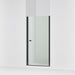 Sterling 39355-6L Finesse 67" H Pivot Shower Door with 1/4"-thick Glass, Matte Black