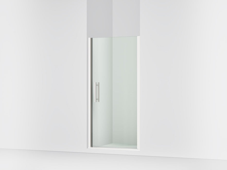 Sterling 39416-8L Finesse Peak 67" H Pivot Shower Door with 5/16"-thick Glass, Bright Polished Silver