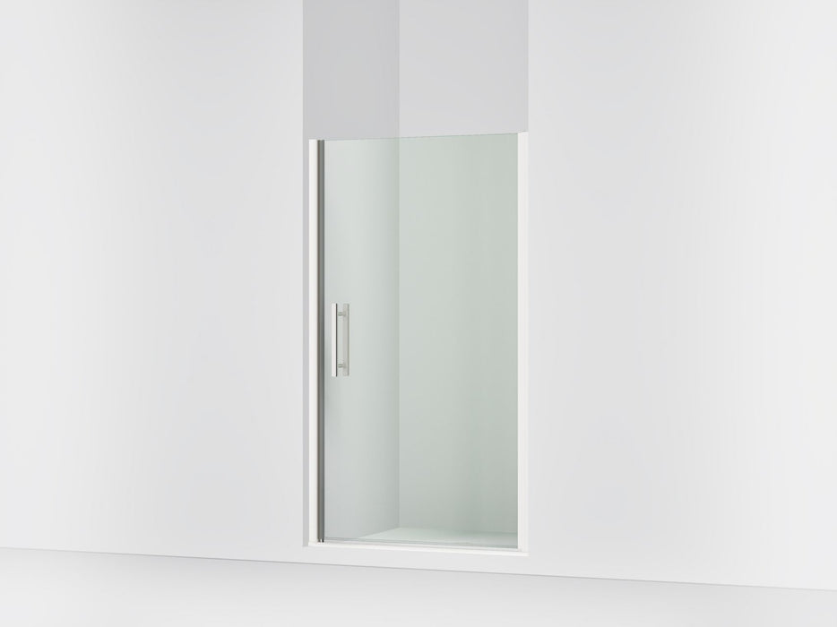 Sterling 39417-8L Finesse Peak 67" H Pivot Shower Door with 5/16"-thick Glass, Bright Polished Silver