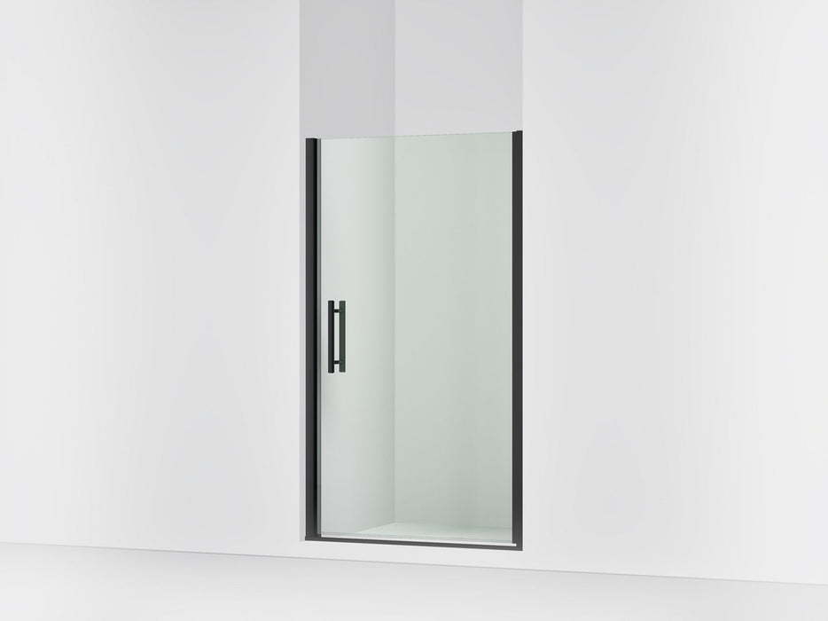 Sterling 39417-8L Finesse Peak 67" H Pivot Shower Door with 5/16"-thick Glass, Matte Black