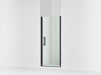 Sterling 39833-6L Finesse 67" H Pivot Shower Door with 1/4"-thick Glass, Matte Black