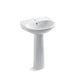 Sterling 442121 Sacramento 21-1/4" Oval Pedestal Bathroom Sink, White