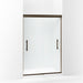 Sterling 547808-48 Finesse Peak Frameless Sliding Shower Door 44-5/8"–47-5/8" W x 70-1/16" H, Deep Bronze - 3/4 view of produ
