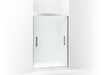 Sterling 547808-48 Finesse Peak Frameless Sliding Shower Door 44-5/8"–47-5/8" W x 70-1/16" H, Silver - 3/4 view of product