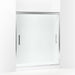 Sterling 547808-59 Finesse Peak Frameless Sliding Shower Door 56-5/8"–59-5/8" W x 70-1/16" H, Silver