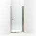 Sterling 5690-36 Finesse Headerless Frameless Pivot Shower Door 36" Max Opening x 67" H, Deep Bronze