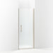 Sterling 5699-30 Finesse Peak Headerless Frameless Pivot Shower Door 30" Max Opening x 67" H, Nickel