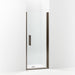 Sterling 5699-33 Finesse Peak Headerless Frameless Pivot Shower Door 33" Max Opening x 67" H, Deep Bronze