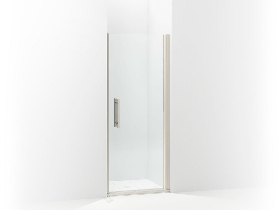 Sterling 5699-33 Finesse Peak Headerless Frameless Pivot Shower Door 33" Max Opening x 67" H, Nickel