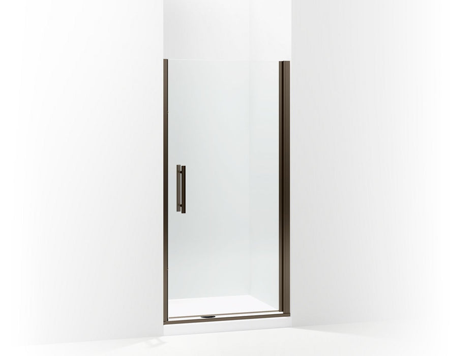 Sterling 5699-39 Finesse Peak Headerless Frameless Pivot Shower Door 39" Max Opening x 67" H, Deep Bronze